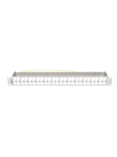 Lanberg Patch Panel Blank 48 PORT 1U 19" FTP For Keystone Modules Grey