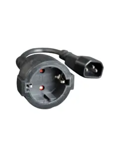 Gembird Power adapter cord (C14 male to Schuko female)