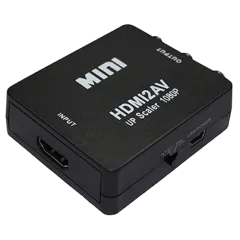 Transmedia AV to HDMI converter, with upscaler