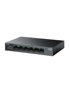 TP-Link 6-Port 10/100Mbps Desktop Switch with 4-Port PoE (41 W)