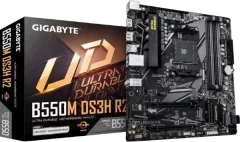 Gigabyte B550M-DS3H R2, AM4, S3, U3, mATX