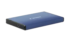 Gembird USB 3.0 2.5'' enclosure, brushed aluminum, deep-blue