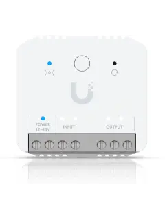 Ubiquiti Compact SuperLink relay designed with I/O interfaces for seamless integration with