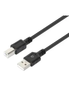 Manhattan kabel za printer USB2.0 AM/BM, 2m, crni