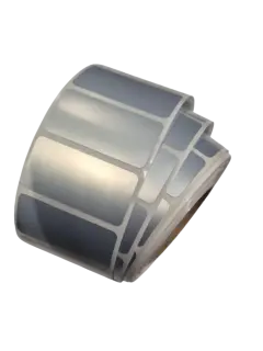 Etikete 40x20 - 1000 kom rola, f40, PET silver