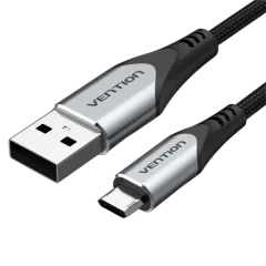 Vention USB 2.0 A Male to Micro-B Male Cable 2M Gray